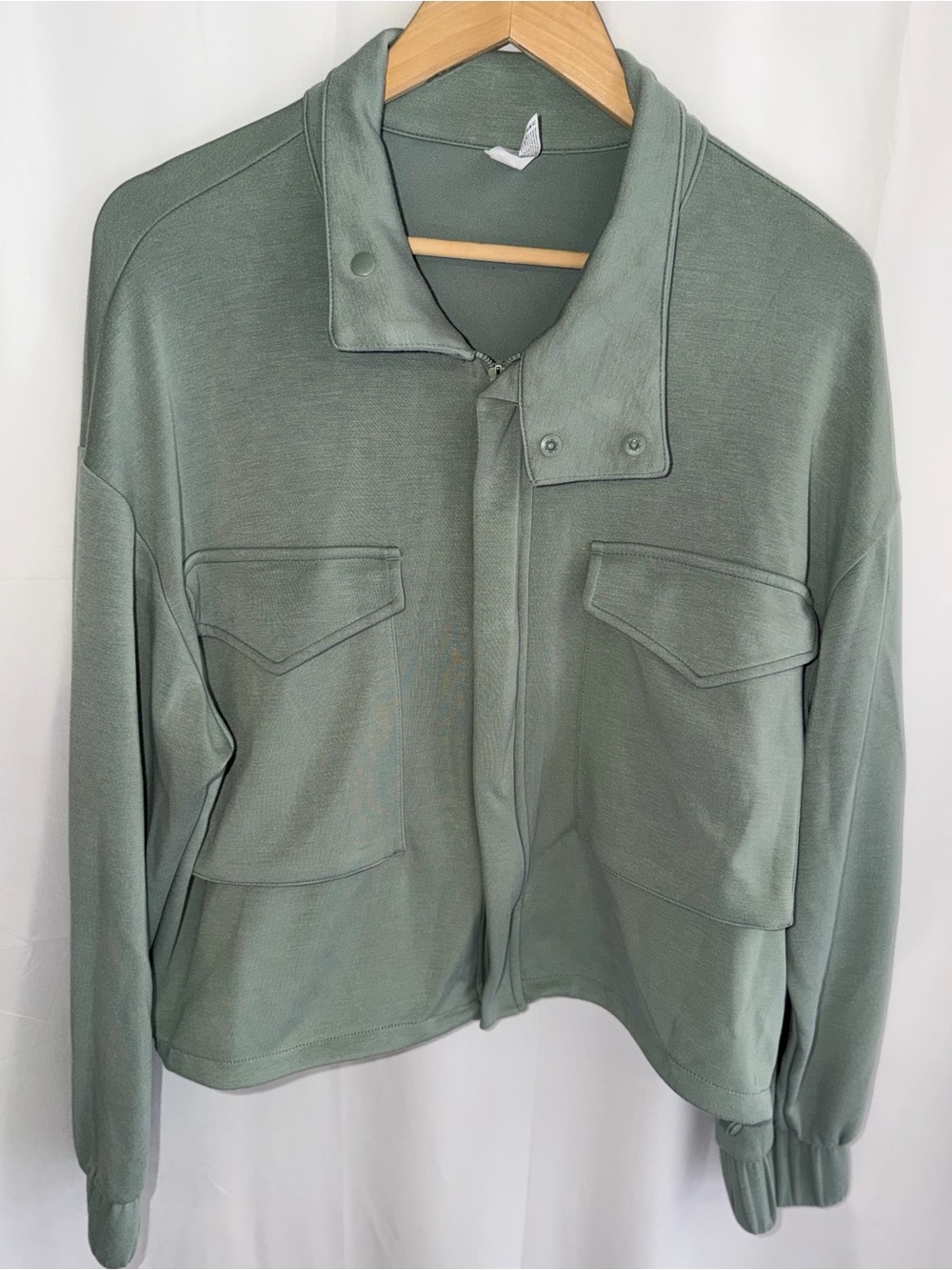 Yogalicious Sage Green Utility Jacket